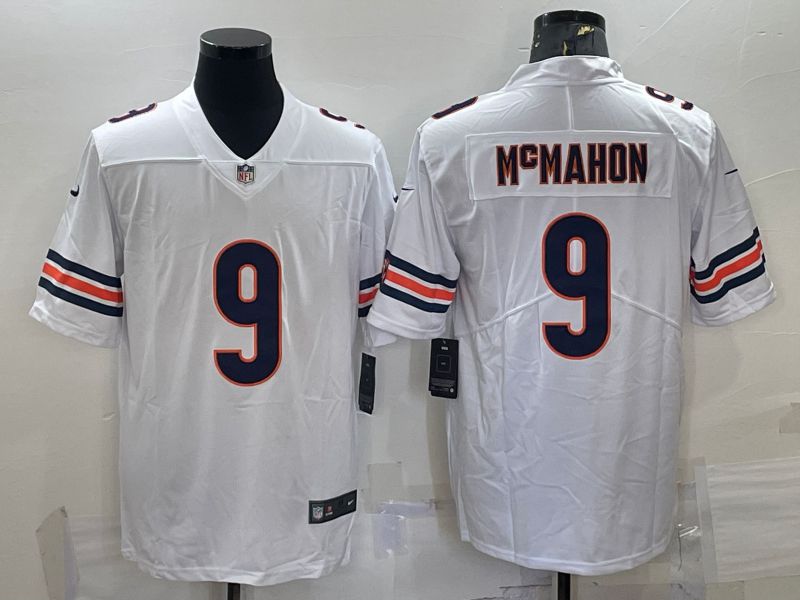 Men Chicago Bears #9 Mcmahon White Nike Vapor Untouchable Limited 2022 NFL Jersey